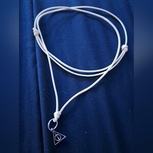 Cream Harry Potter Cord Necklace